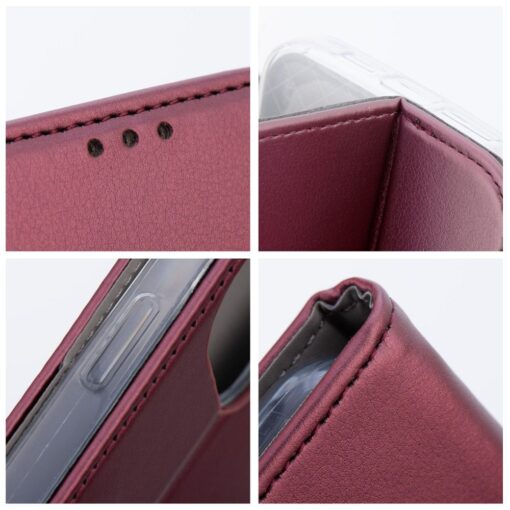 SMART MAGNETO Book case for MOTOROLA EDGE 30 burgundy – Bild 8