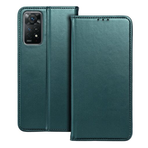 SMART MAGNETO Book case for MOTOROLA EDGE 30 Fusion dark green – Bild 3