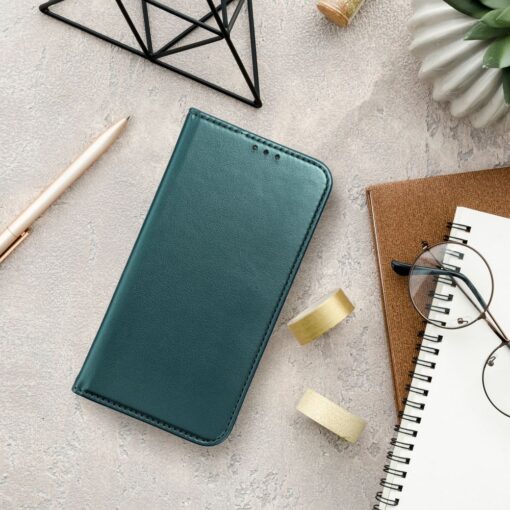 SMART MAGNETO Book case for MOTOROLA EDGE 30 Fusion dark green – Bild 6