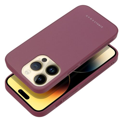 Roar Handyhülle aus mattem Glas - für iPhone 14 kastanienbraun – Bild 3