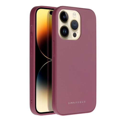 Roar Handyhülle aus mattem Glas - für iPhone 14 kastanienbraun – Bild 4