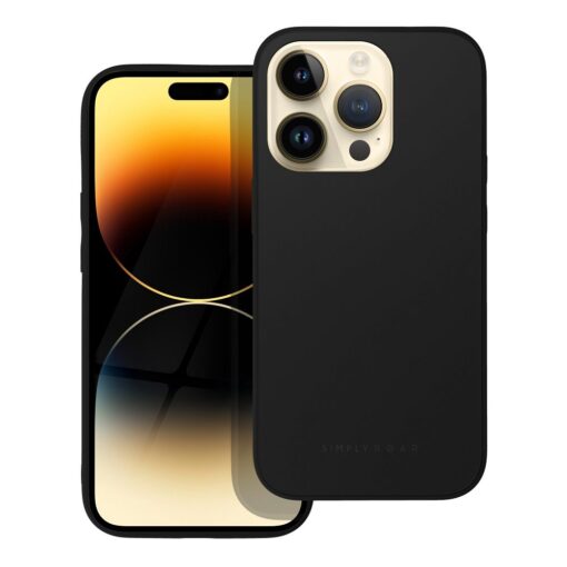 Roar Matte Glas Handyhülle - für iPhone 14 Plus schwarz – Bild 3