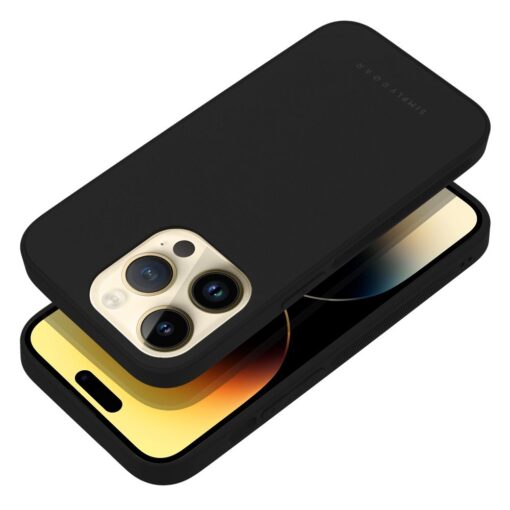 Roar Matte Glas Handyhülle - für iPhone 14 Plus schwarz – Bild 4