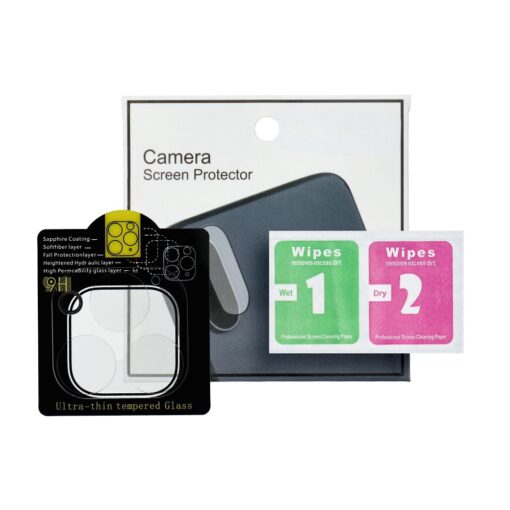 Gehärtetes Glas 5D Full Glue für Kamera - für iPhone 13 Pro / 13 Pro Max Transparent