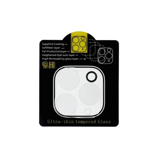 Gehärtetes Glas 5D Full Glue für Kamera - für iPhone 11 Pro Max Transparent – Bild 3