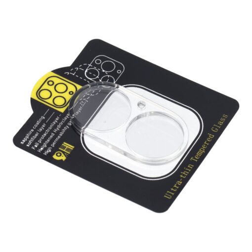 5D Full Glue Gehärtetes Glas für Kamera - für iPhone 16 Plus Transparent