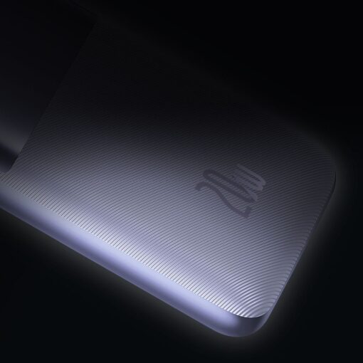 BASEUS Powerbank 10 000 mAh + USB A zu Typ C PD QC3.0 3A 20W Kabel PPBD040205 lila – Bild 12