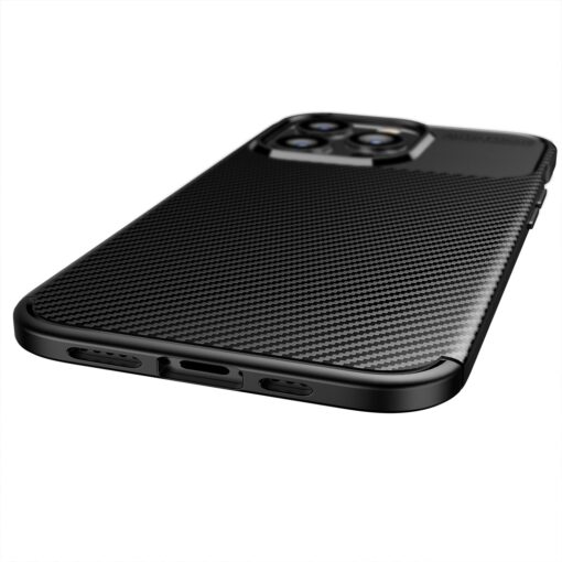 CARBON PREMIUM Handyhülle für SAMSUNG A12 schwarz – Bild 6