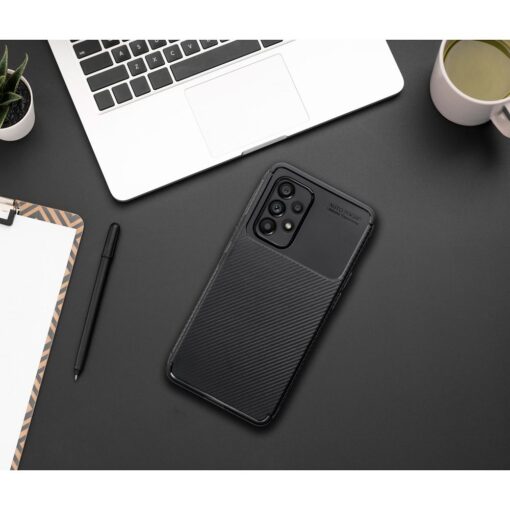 CARBON PREMIUM Handyhülle für SAMSUNG A12 schwarz – Bild 16