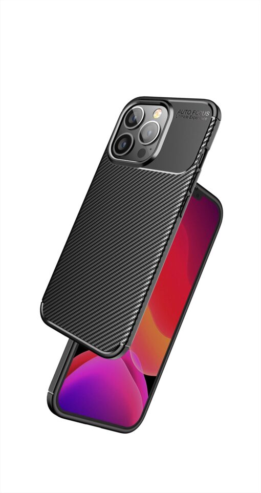 CARBON PREMIUM Handyhülle für IPHONE 11 Pro schwarz – Bild 4