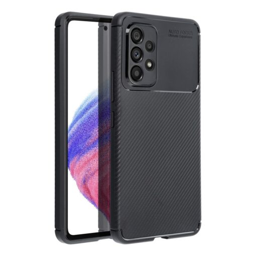 CARBON PREMIUM Handyhülle für SAMSUNG A33 5G schwarz