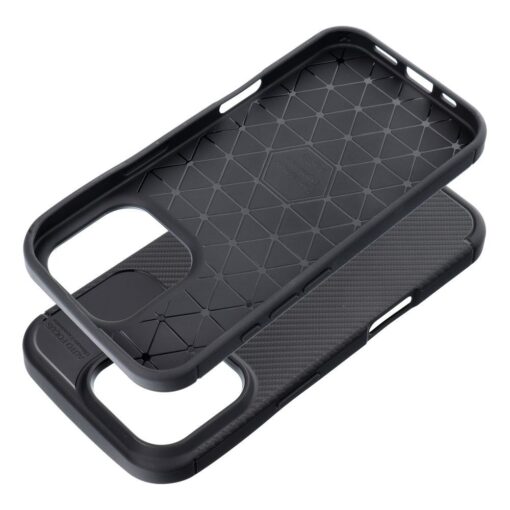 CARBON PREMIUM Handyhülle für IPHONE 16 Pro schwarz – Bild 9
