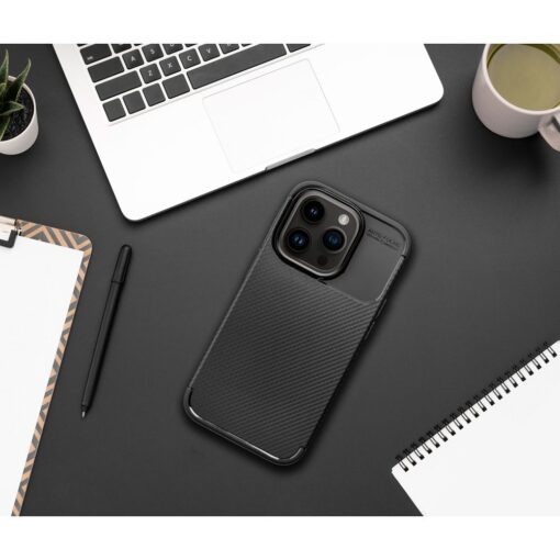 CARBON PREMIUM Handyhülle für IPHONE 16 Pro Max schwarz – Bild 5