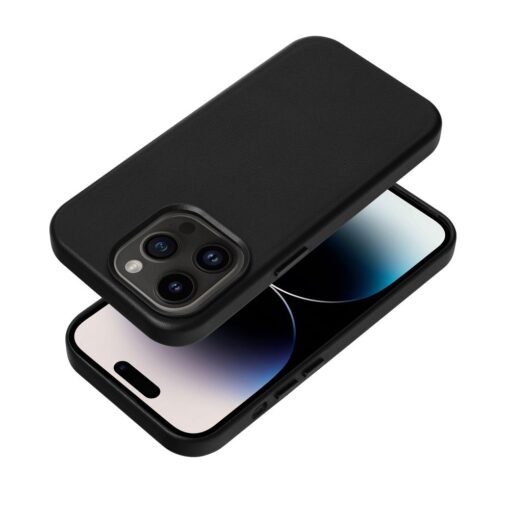 LEATHER MAG COVER kompatibel mit MagSafe für IPHONE 11 Pro schwarz – Bild 3