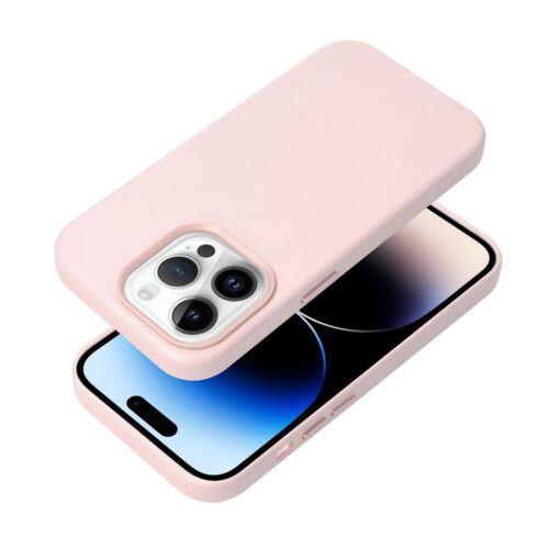 LEATHER MAG COVER case for IPHONE 13 Pro sand pink – Bild 3