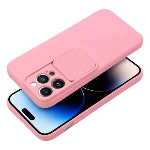 SLIDE Handyhülle für IPHONE 15 Pro hellrosa