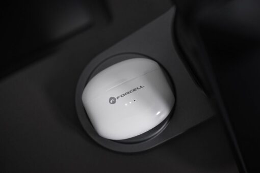 FORCELL F-AUDIO kabelloser / bluetoothfähiger Stereo-Kopfhörer TWS CLEAR Sound weiß – Bild 10