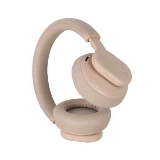 FORCELL F-AUDIO drahtloser Kopfhörer ANC Touch Beat beige – Bild 8