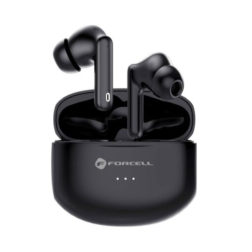 FORCELL F-AUDIO drahtloser / bluetoothfähiger Stereo-Kopfhörer TWS CLEAR Sound schwarz – Bild 4