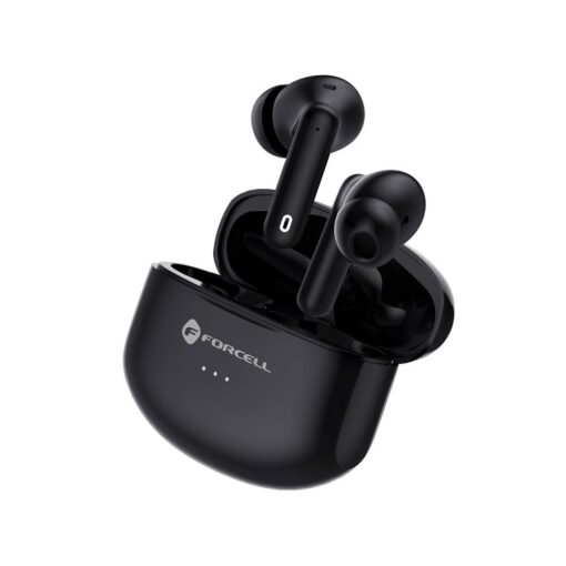 FORCELL F-AUDIO drahtloser / bluetoothfähiger Stereo-Kopfhörer TWS CLEAR Sound schwarz – Bild 5