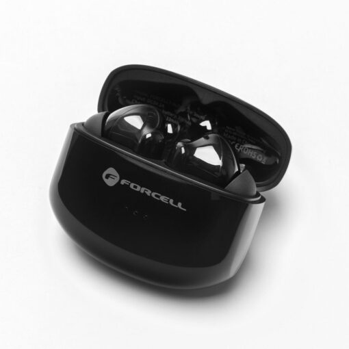 FORCELL F-AUDIO drahtloser / bluetoothfähiger Stereo-Kopfhörer TWS CLEAR Sound schwarz – Bild 8