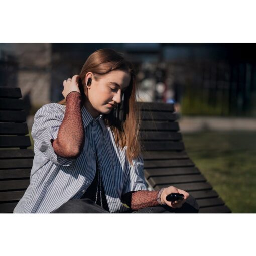 FORCELL F-AUDIO Bass Engine bluetooth kabelloser Kopfhörer TWS ANC + ENC + TUYA APP schwarz – Bild 7