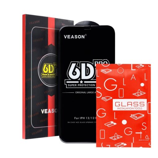 6D Pro Gehärtetes Glas - für Motorola G04 / G24 / G24 Power / E14 schwarz – Bild 3