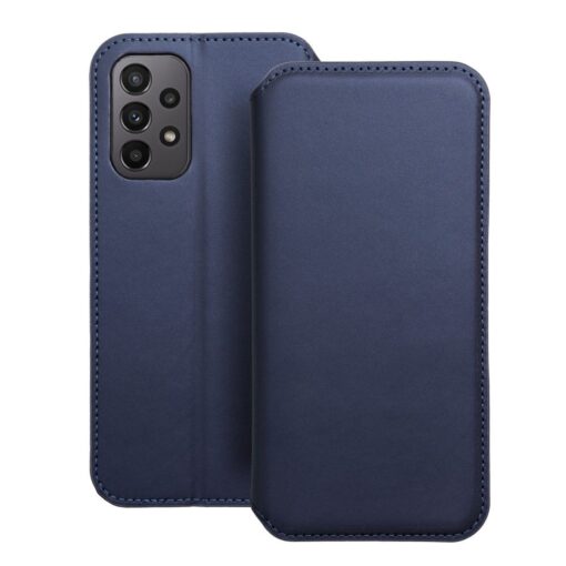 DUAL POCKET Book case for SAMSUNG A23 5G navy