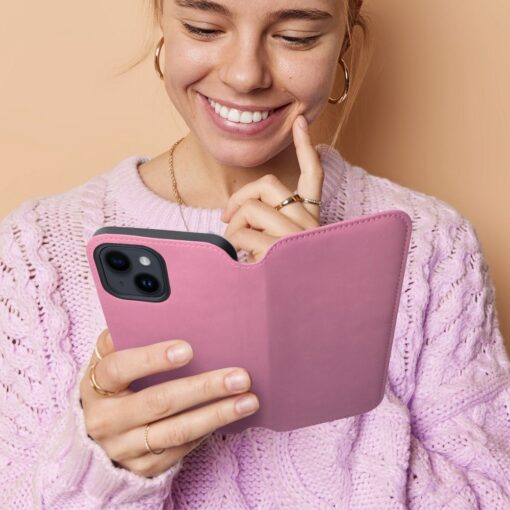 DUAL POCKET Book case for XIAOMI Redmi Note 11 / 11S light pink – Bild 6