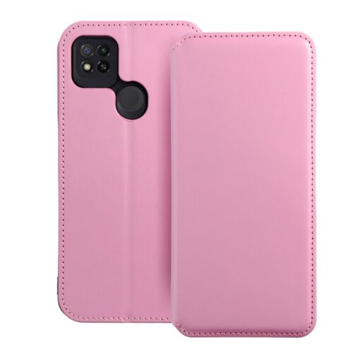 DUAL POCKET Book case for XIAOMI Redmi 9c light pink