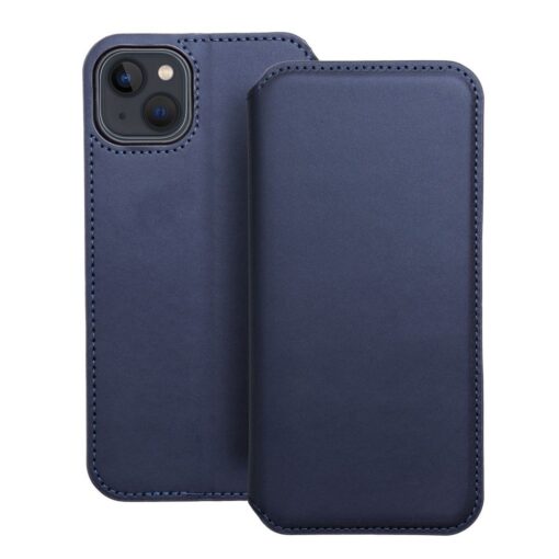DUAL POCKET Book case for IPHONE 13 navy