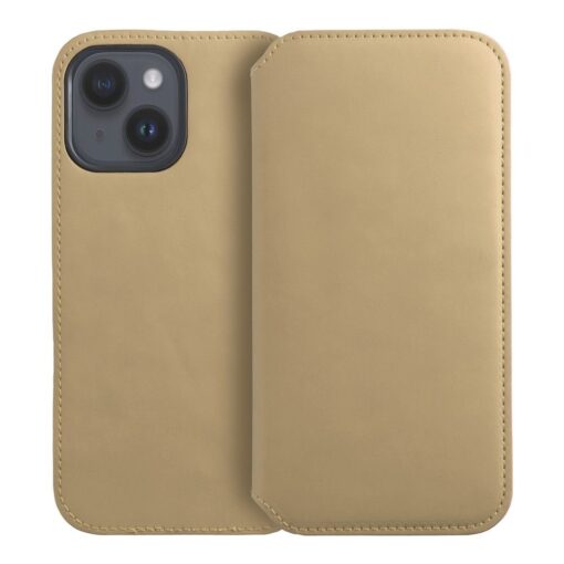 Doppeltaschenholster für IPHONE 15 PLUS gold – Bild 5