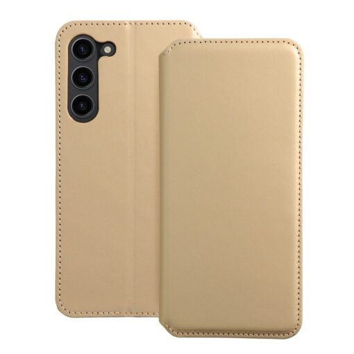 Doppeltaschenholster für SAMSUNG S24 gold