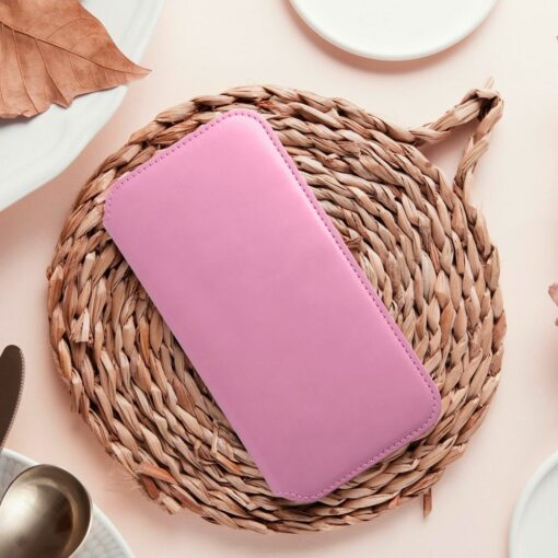 DUAL POCKET Book case for MOTOROLA G14 light pink – Bild 6