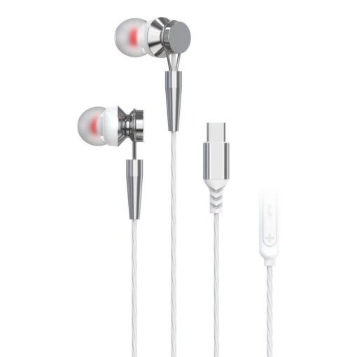 PAVAREAL Headset / Kopfhörer mit Mikrofon Typ C PA-M10C-R weiß [DAC].