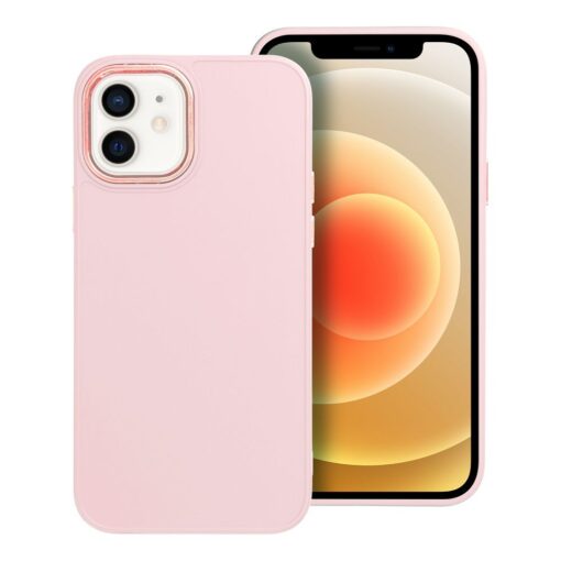 FRAME Handyhülle für IPHONE 12 / 12 Pro puderrosa
