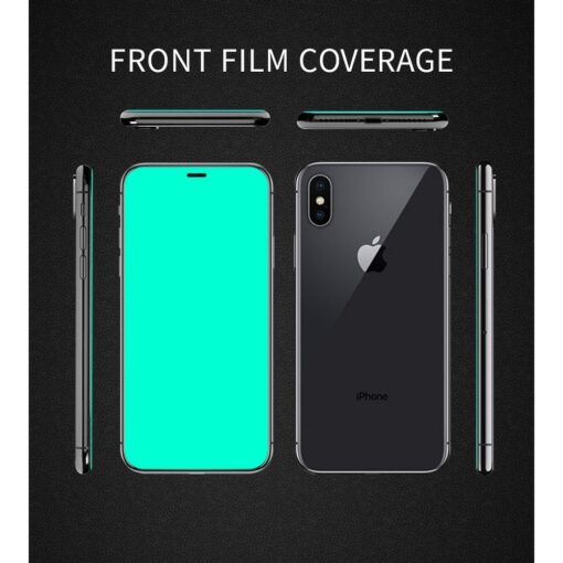Protector Schutzfolie X-ONE 3D Full Cover - SAM Galaxy S21 (kleine Größe für Etui) Full Face Sekuritglas 9H – Bild 5