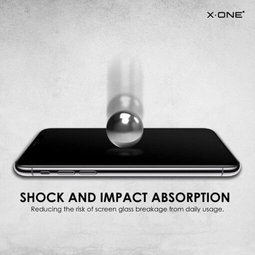 Protektor Schutzfolie X-ONE Full Cover Extra Strong Matt - APP IPHO 11 (full glue) schwarz – Bild 3