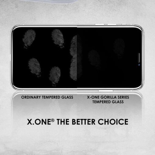 Protektor Schutzfolie X-ONE Full Cover Extra Strong Matt - APP IPHO 11 (full glue) schwarz – Bild 9