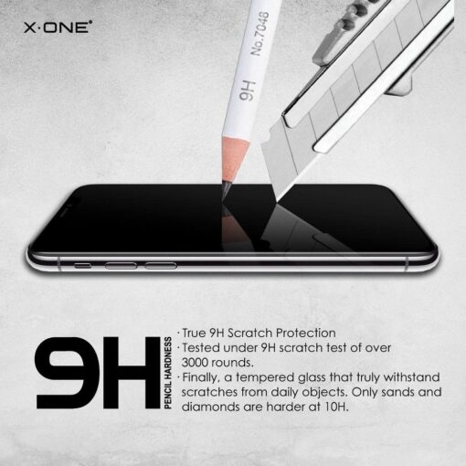 Protector Schutzfolie X-ONE Full Cover Extra Strong Matt - APP IPHO 11 Pro (full glue) schwarz – Bild 4