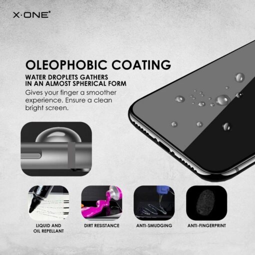 Protector Schutzfolie X-ONE Full Cover Extra Strong Matt - APP IPHO 11 Pro (full glue) schwarz – Bild 8
