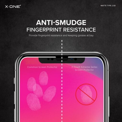 Protector Schutzfolie X-ONE Full Cover Extra Strong - APP IPHO 14 Pro Max/15 Plus (full glue) schwarz – Bild 6