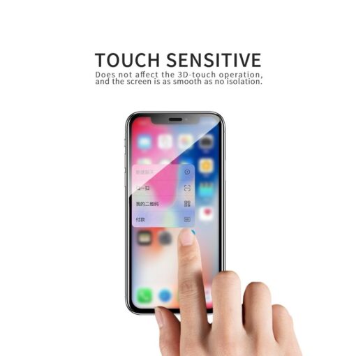 Protector Schutzfolie X-ONE Full Cover Extra Strong - APP IPHO 14 Pro Max/15 Plus (full glue) schwarz – Bild 8