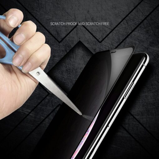 Protektor Schutzfolie X-ONE Full Cover Extra Strong Privacy - APP IPHO 14 Pro Max (full glue) schwarz – Bild 5
