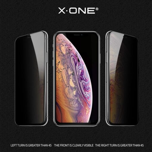 Plustector Schutzfolie X-ONE Full Cover Extra Strong Privacy - APP IPHO 15 Plus/16 Plus (full glue) schwarz – Bild 4