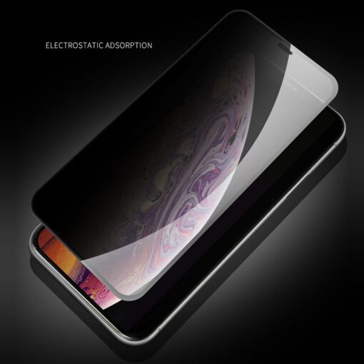 Plustector Schutzfolie X-ONE Full Cover Extra Strong Privacy - APP IPHO 15 Plus/16 Plus (full glue) schwarz – Bild 5