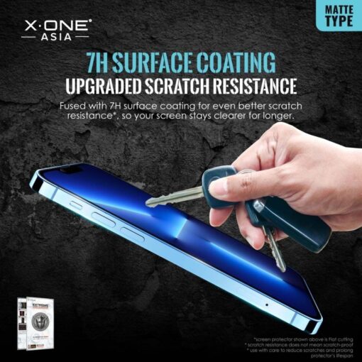 Protector Schutzfolie X-ONEX Extreme Shock Eliminator 4th gen. (Matte Series) - iPhone 14 Pro Max/15 Plus – Bild 6