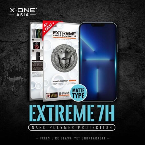 Protector Schutzfolie X-ONEX Extreme Shock Eliminator 4th gen. (Matte Series) - iPhone 14 Pro Max/15 Plus – Bild 7