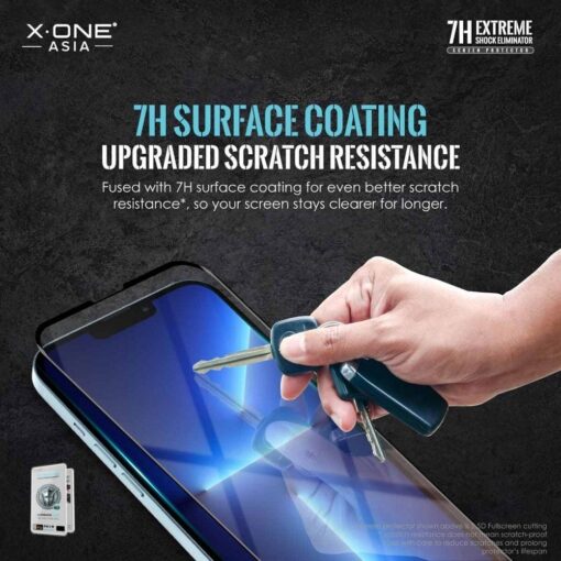 Protector Schutzfolie X-ONEX Extreme Shock Eliminator 4th gen. - iPhone 14 Pro Max/15 Plus – Bild 6