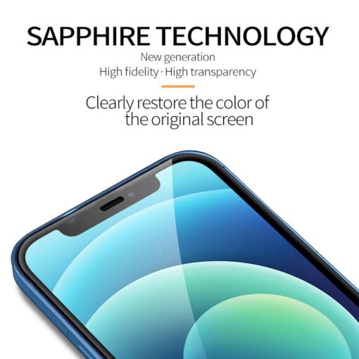 Protector Schutzfolie X-ONEX Sapphire Glass Extra Hard - iPhone 14 Pro Max – Bild 5